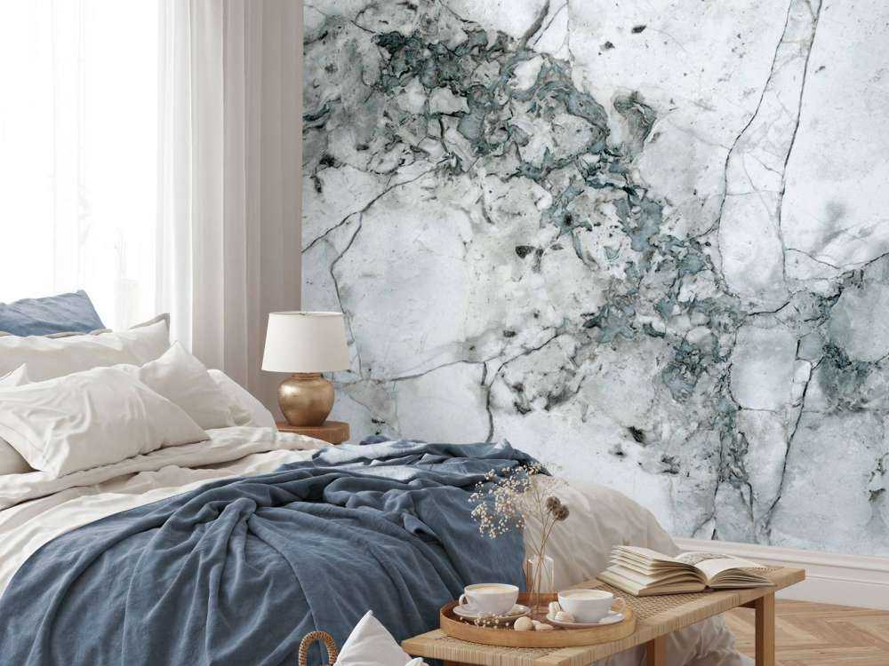 Light marble with fine structure