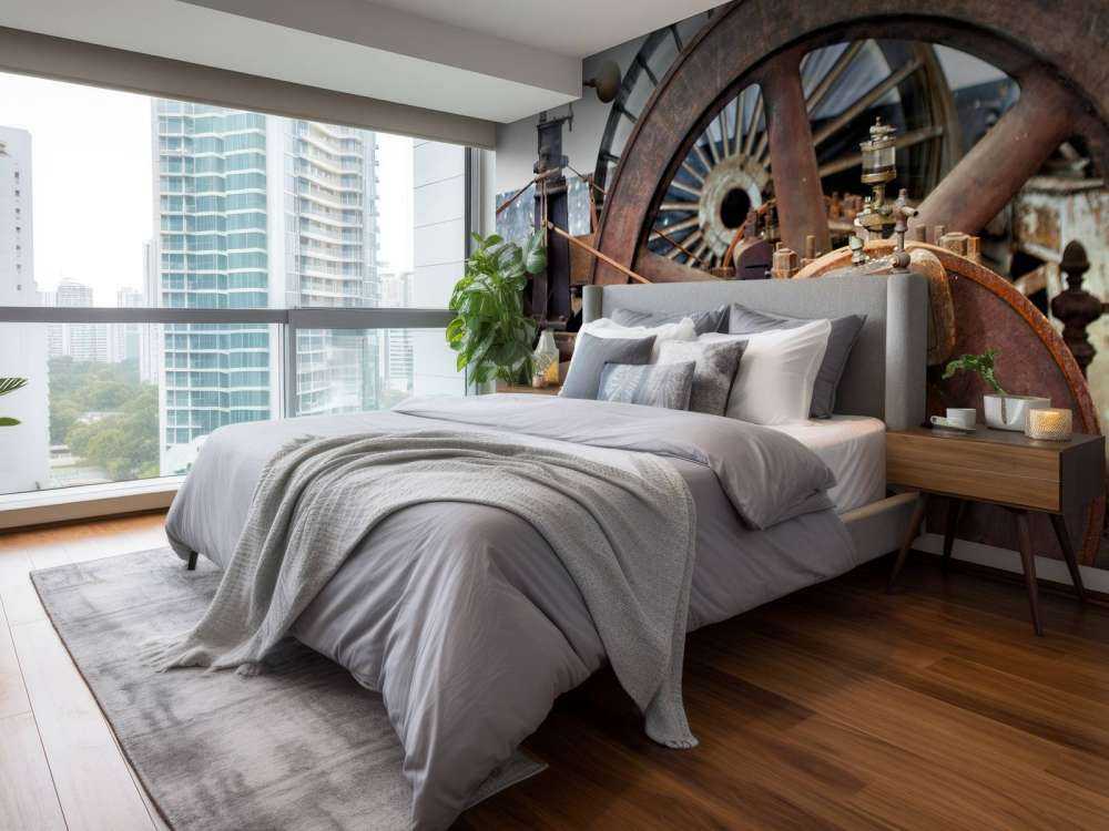 Part of a drive line of a steam engine (B) 