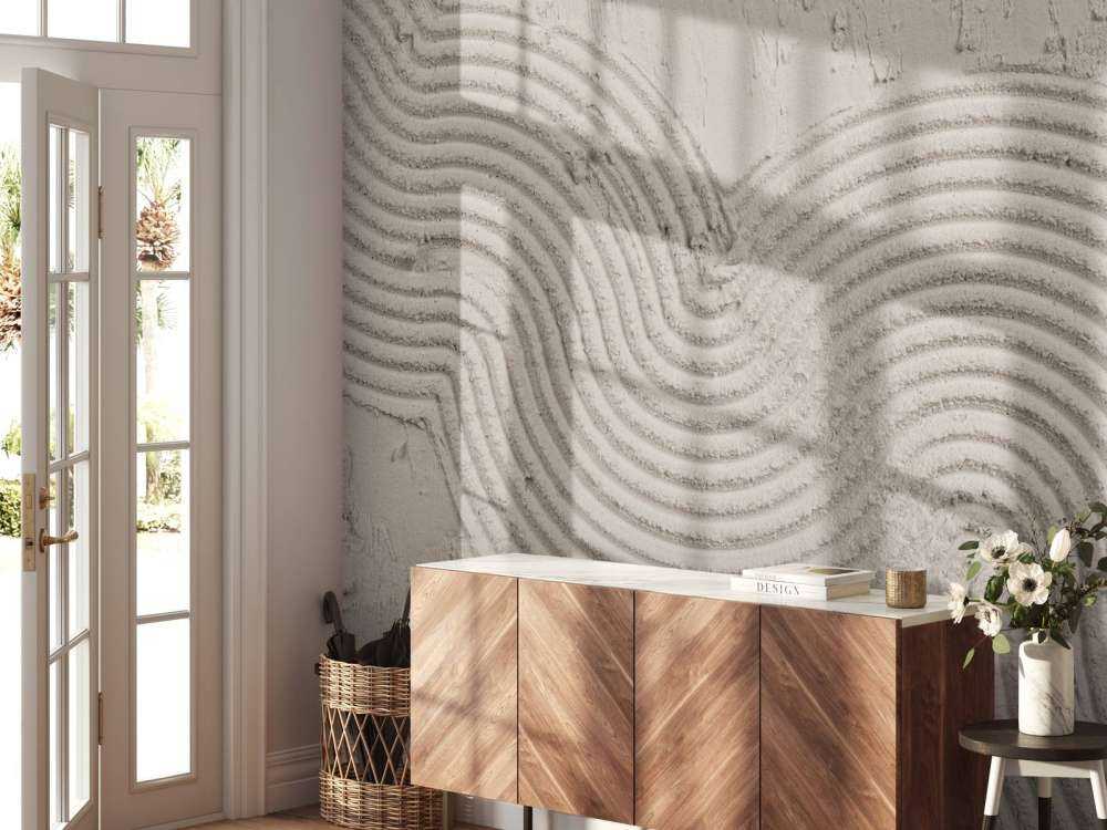 Organic lines and structures in linen