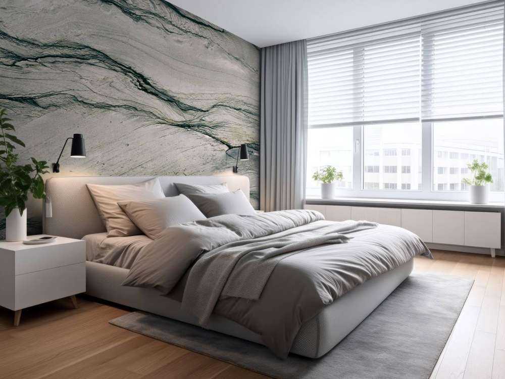 Layered marble with depth