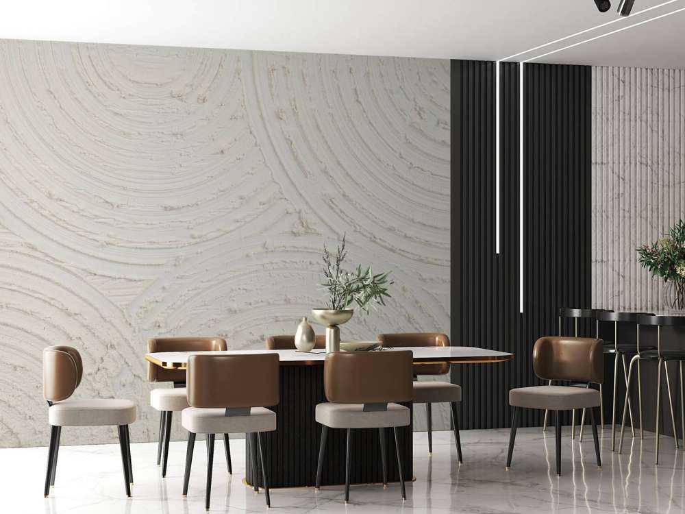 Zen circles coarse structure in off white
