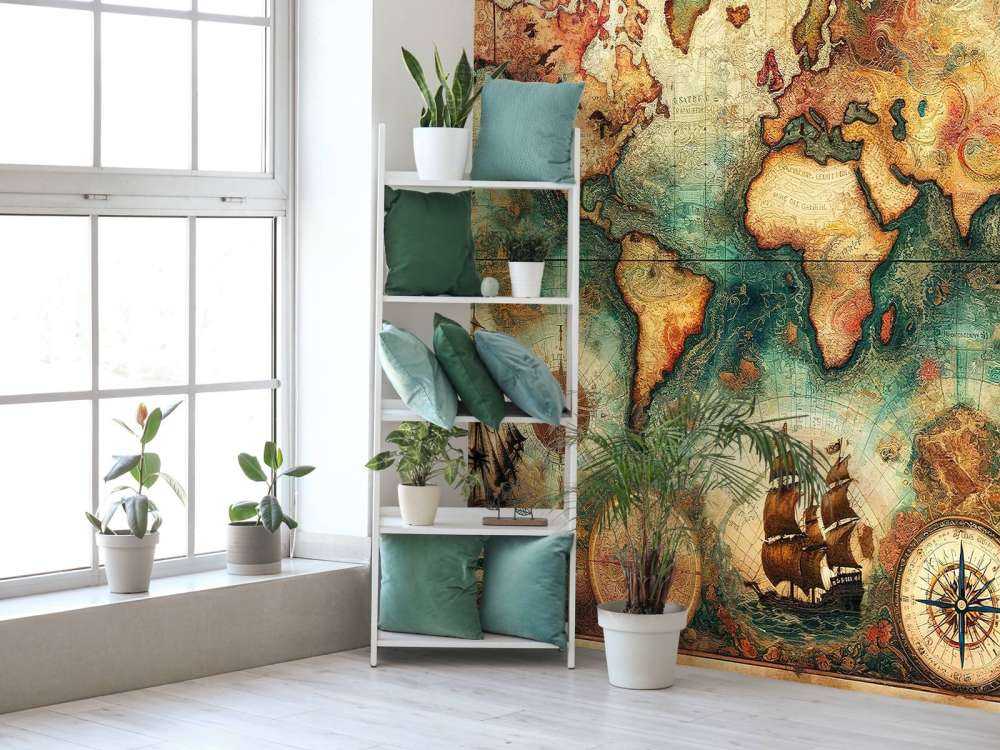 Vintage Historical World Map