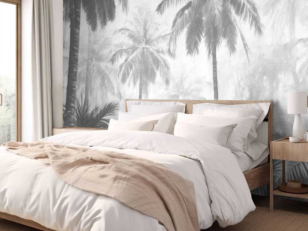 Misty Palm Forest