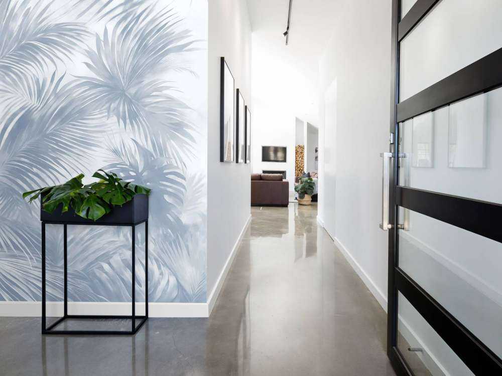 Palm Extravaganza Blue