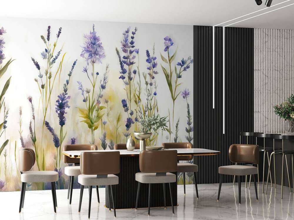 Lavender Glade Seamless Pastel