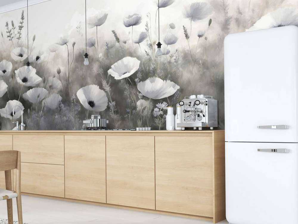 Wildflower dance - gray