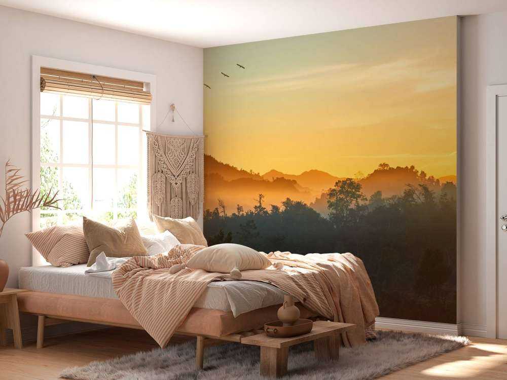 Foggy hills