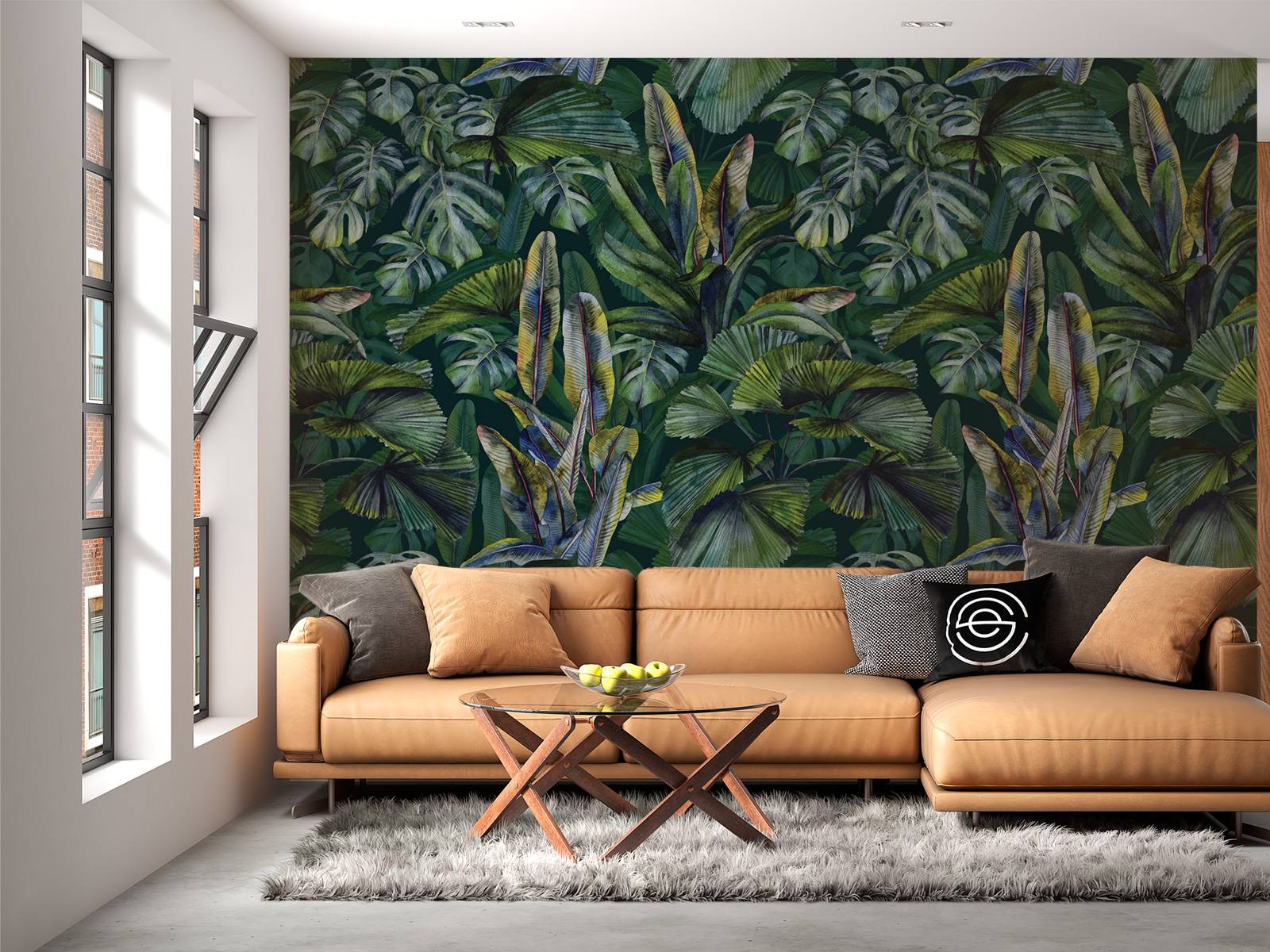 Hand drawn leaves