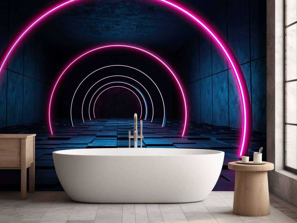 Modern futuristic hallway