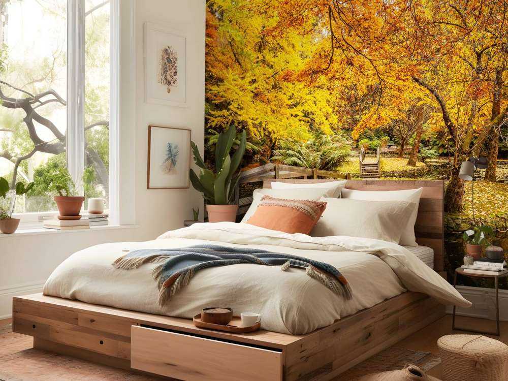 Australisch parkje in de herfst