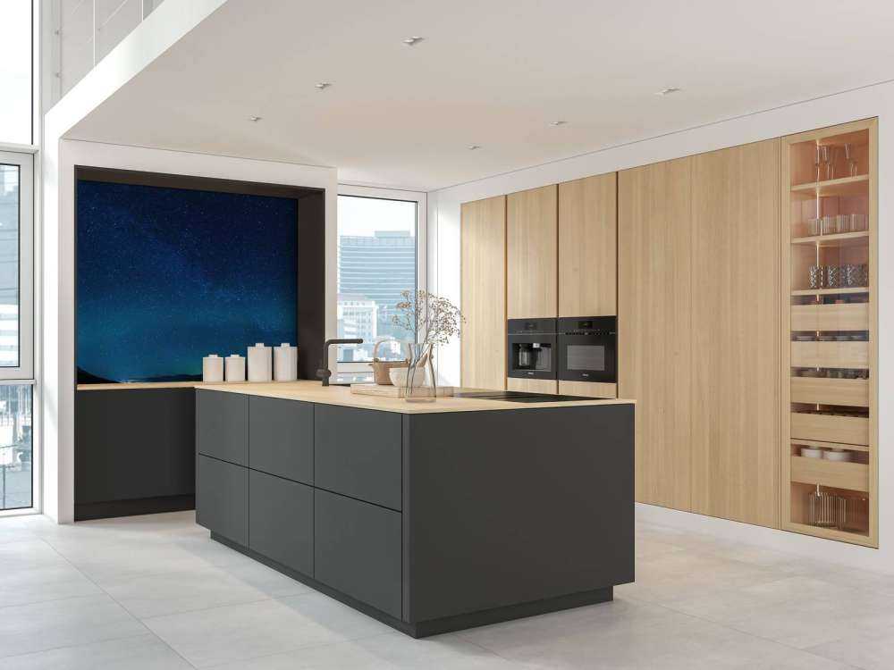 Starry sky with northern lights