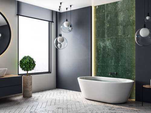 Green concrete look