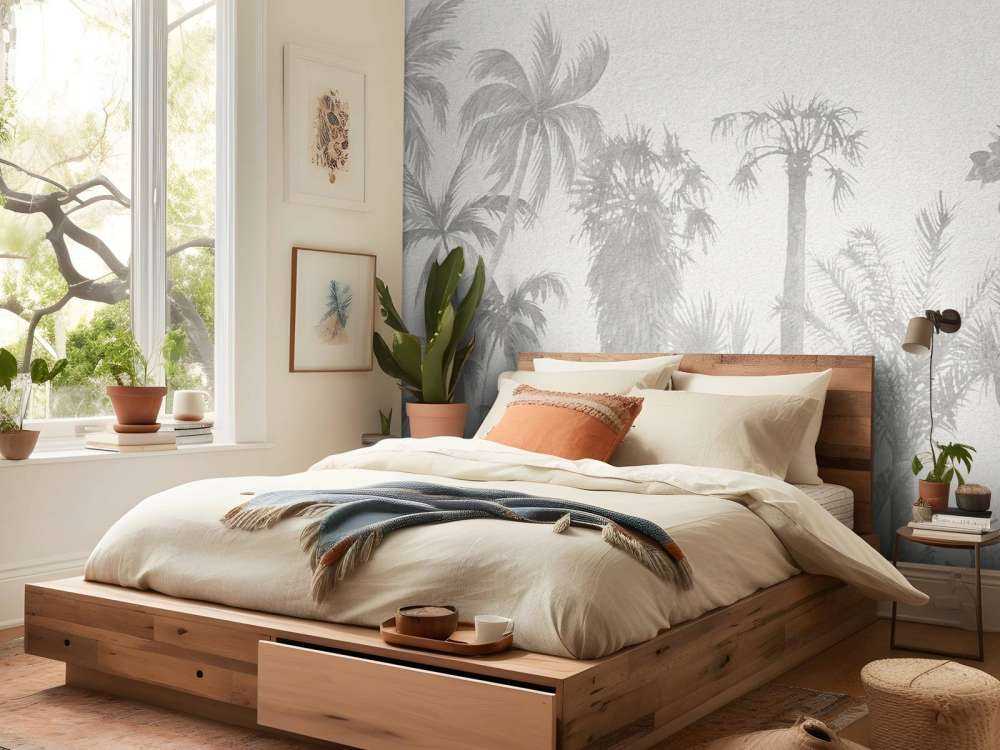 Jungle in shades of grey