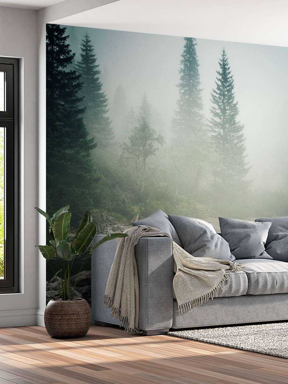 A beautiful mountain lake