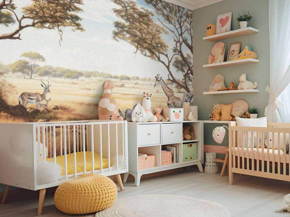 Safari landscape in colour