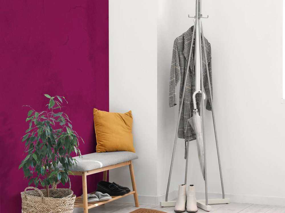 Purple brown concrete