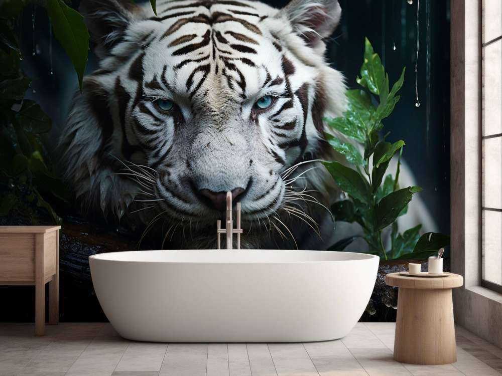 The Big and Rare White Tiger