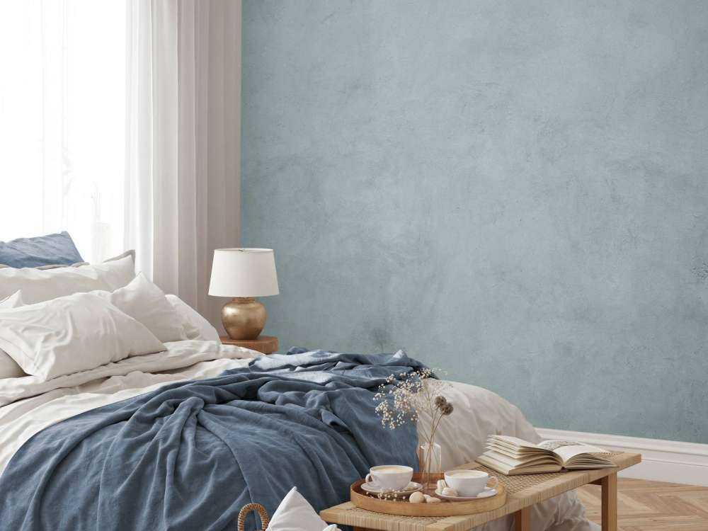 Concrete with shades of green