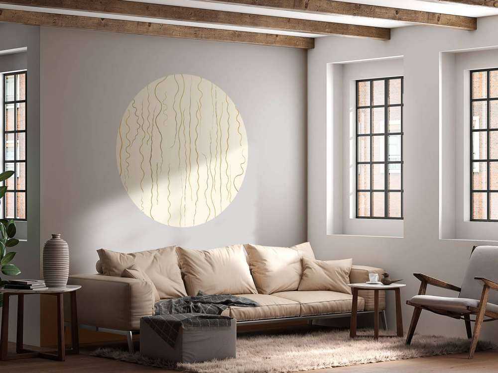 Organic lines grass beige