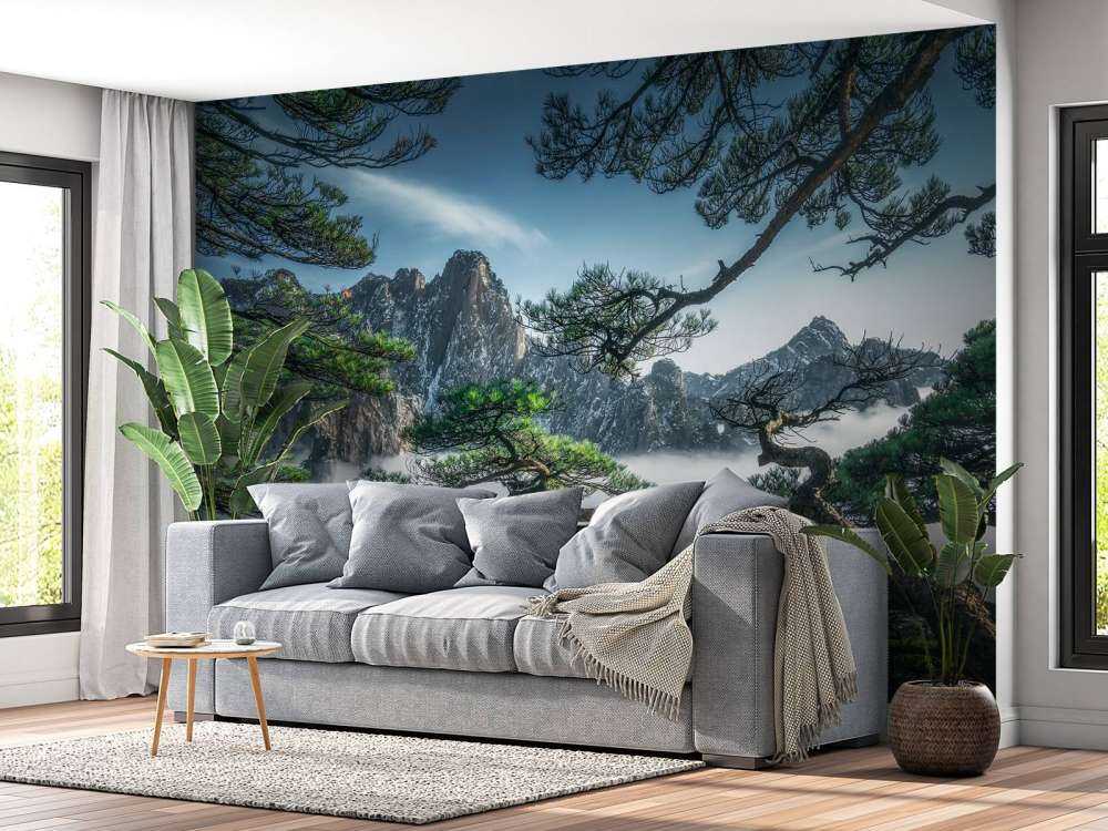 Strange pine tree in Yellow mountain