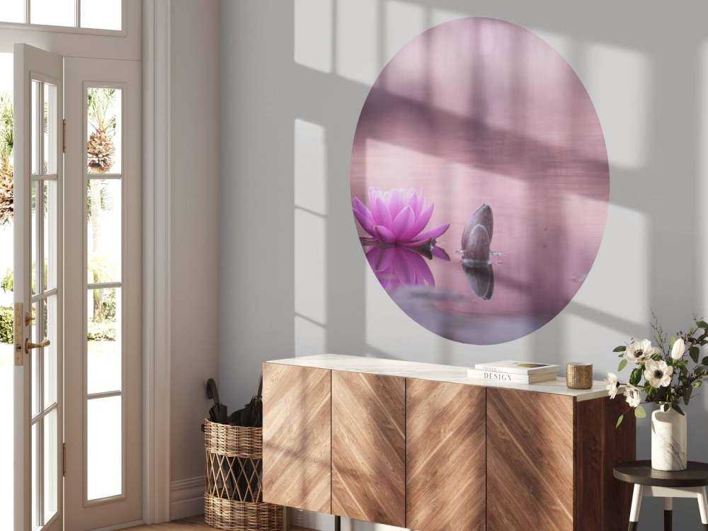 Lotus flower in pond