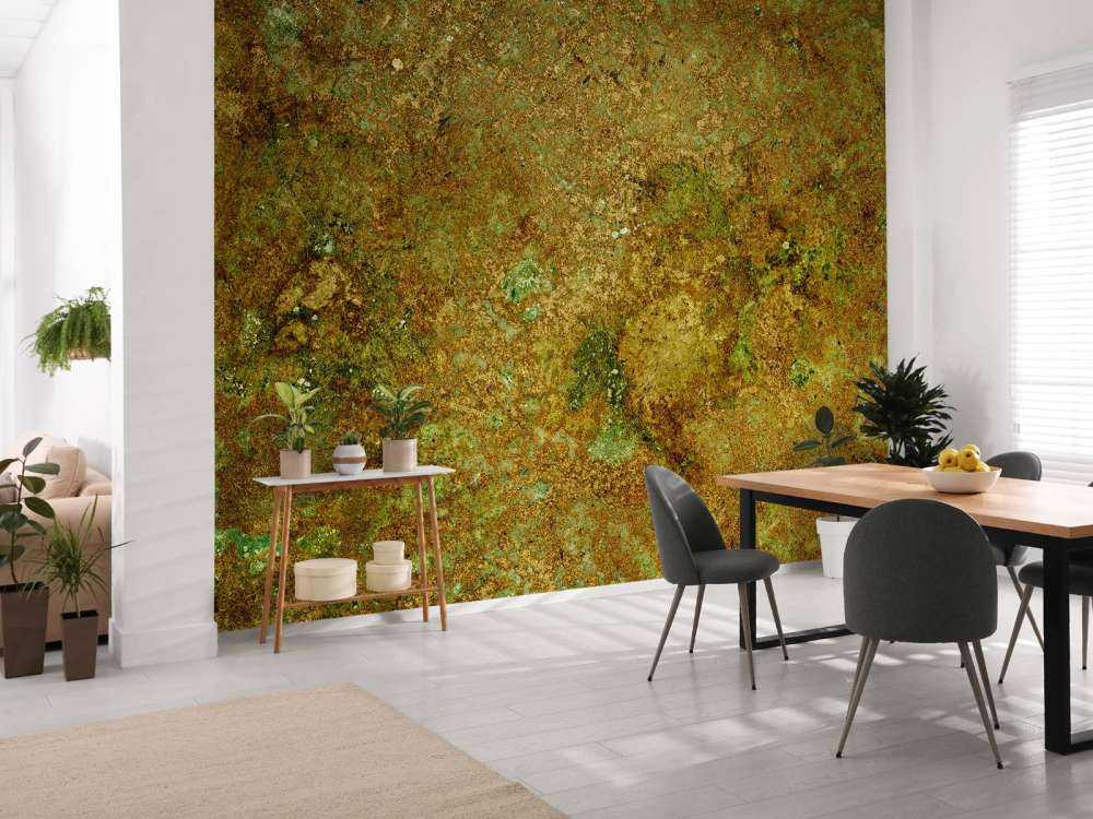 Gold coloured structure