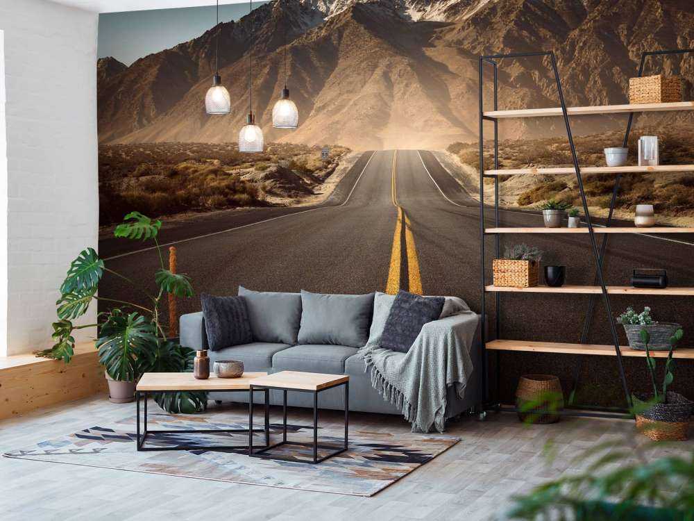 Way through the mountains