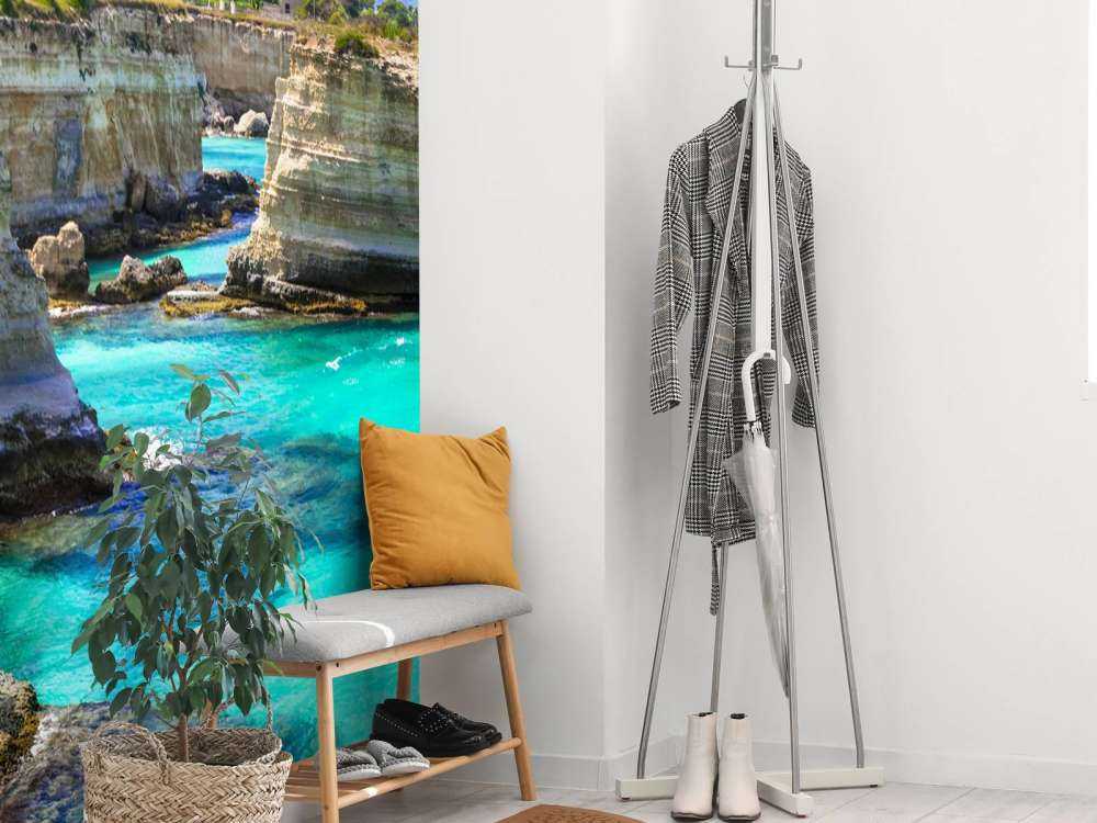 Rock formation on the coast