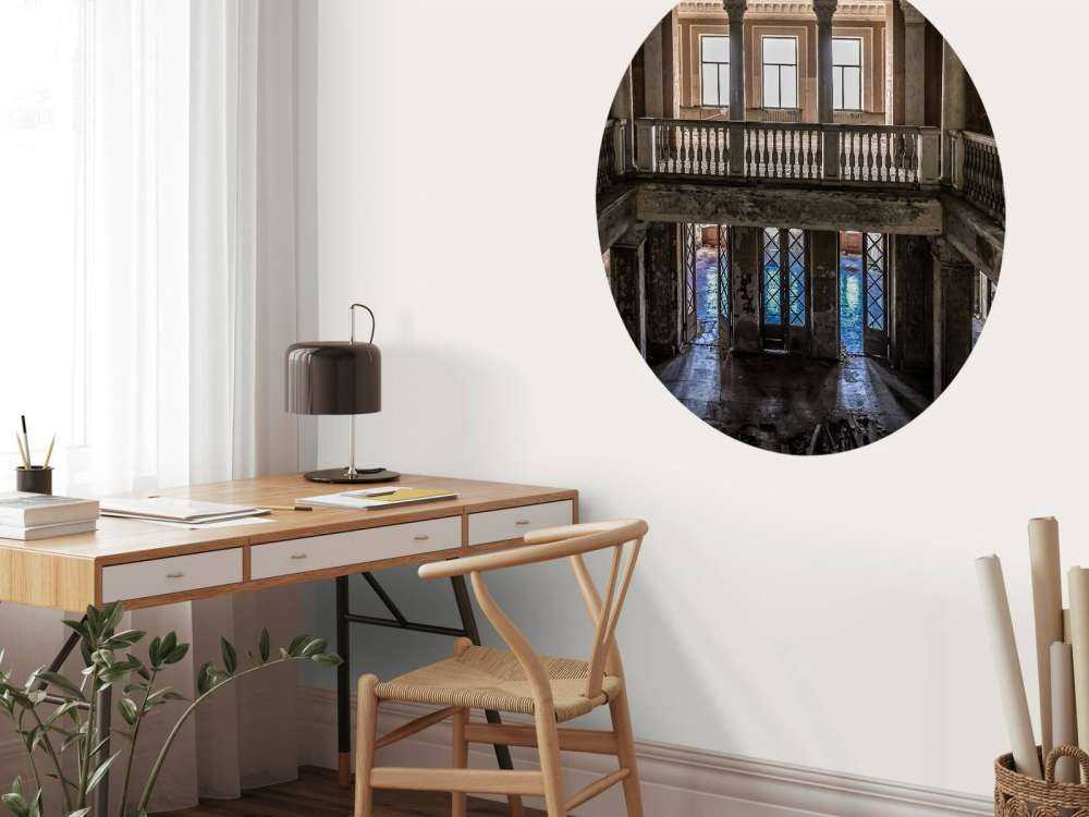 Ruined old country house