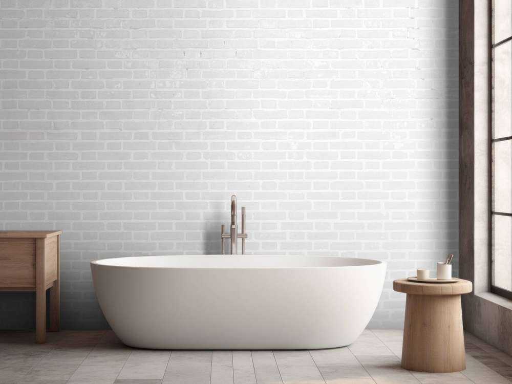 White brick wall