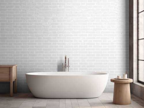 White brick wall