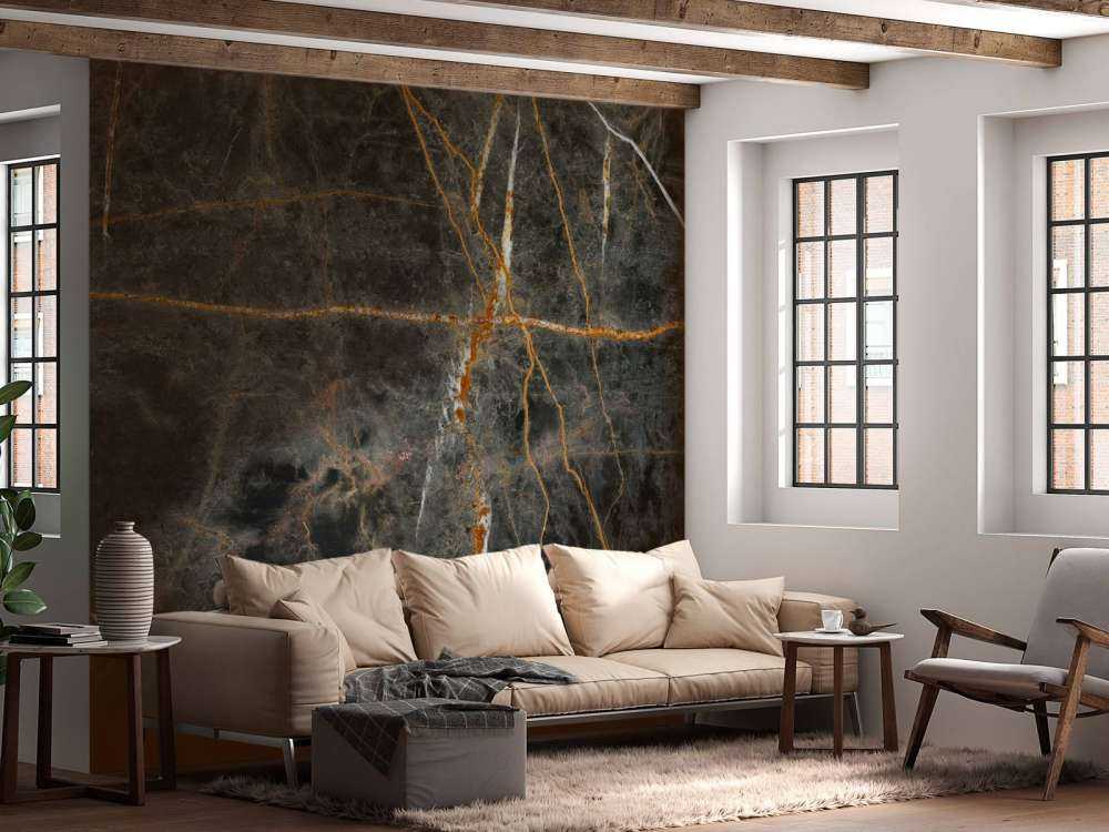 Dark marble with copper shades