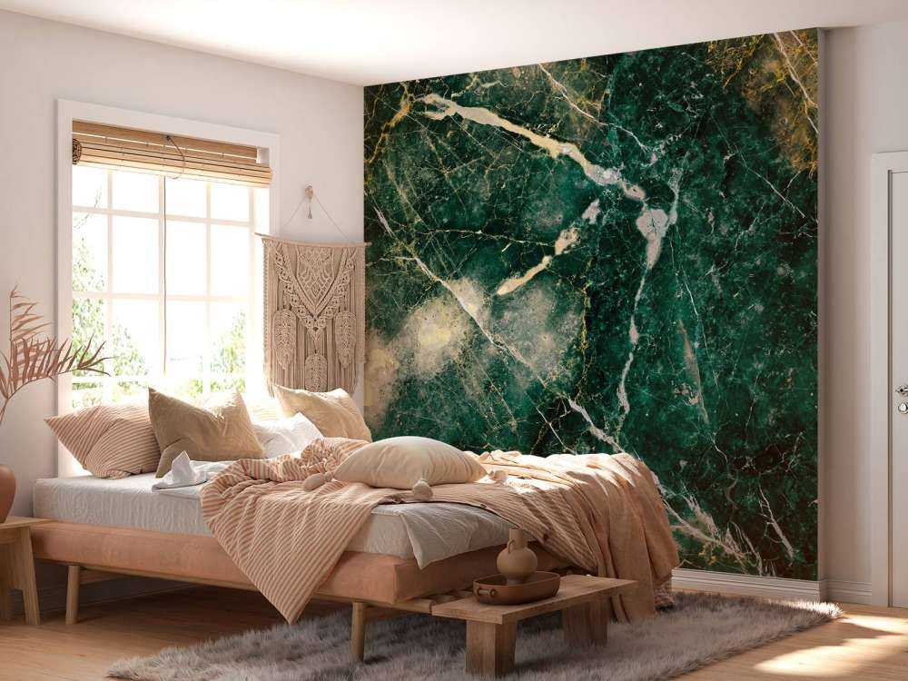 Marble textured green