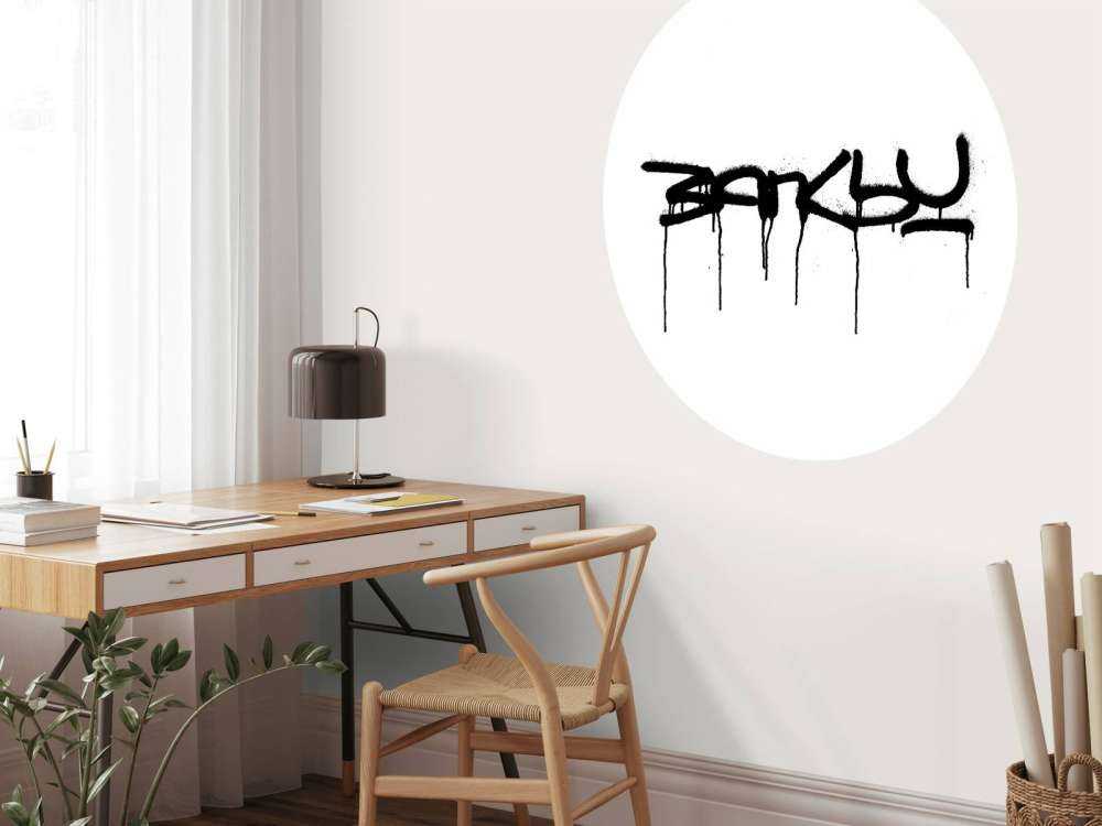 Banksy - Tag, white