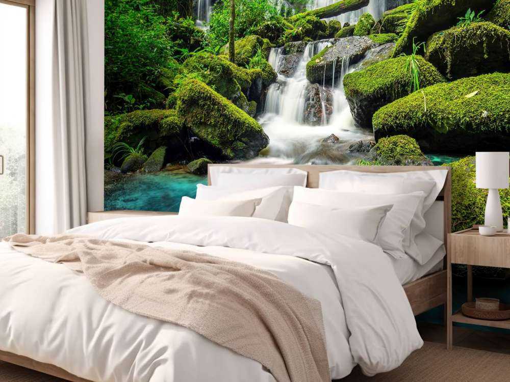 Waterfall in a jungle