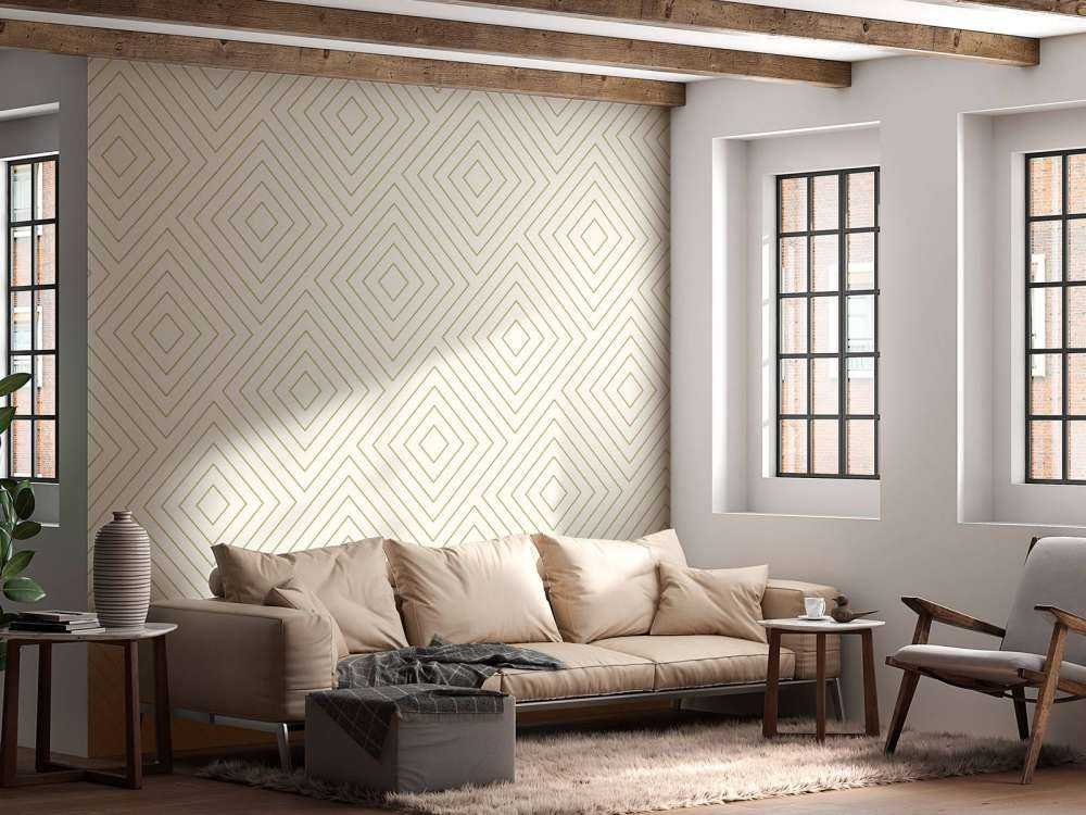 Chevron pattern, white