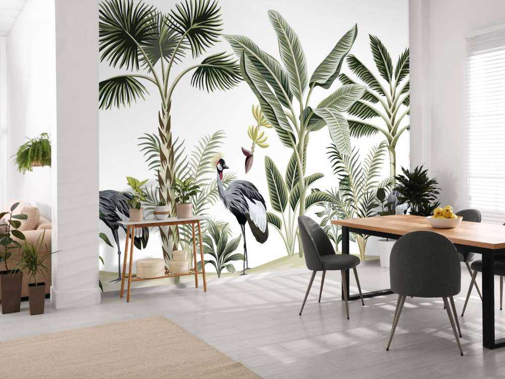 Cranes in the jungle