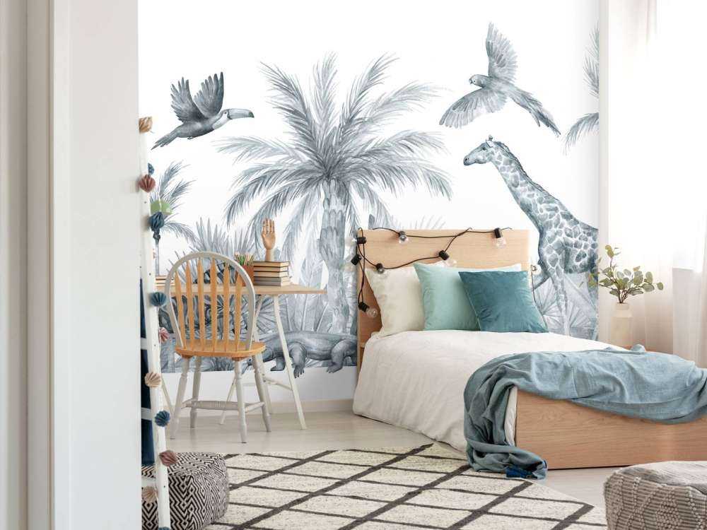 Vintage jungle animals