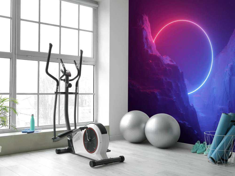 Virtual reality mountains