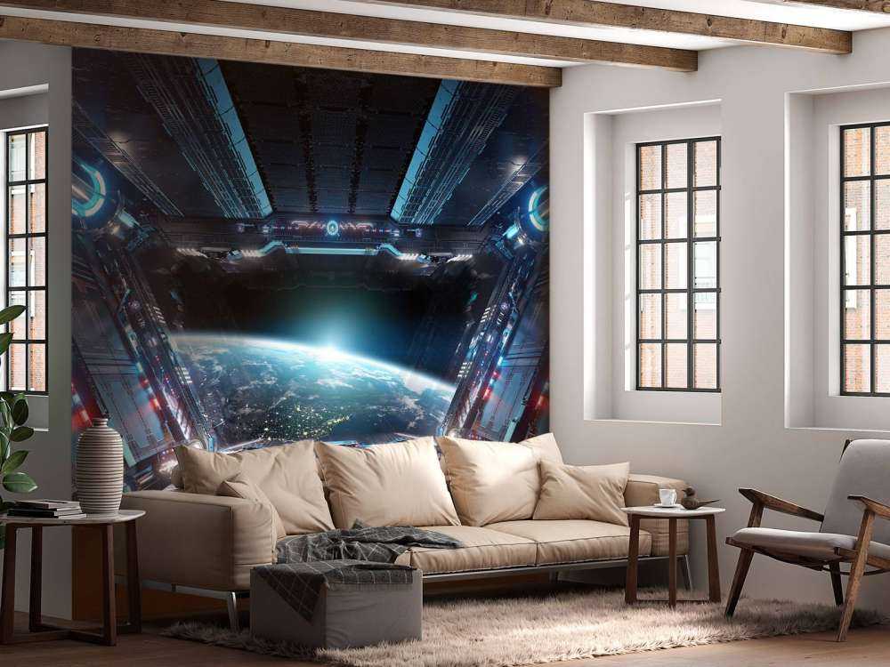 View from a spaceship