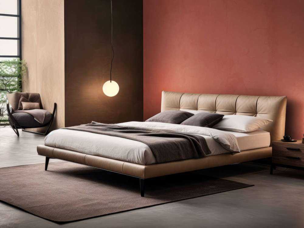 Discoloured red concrete