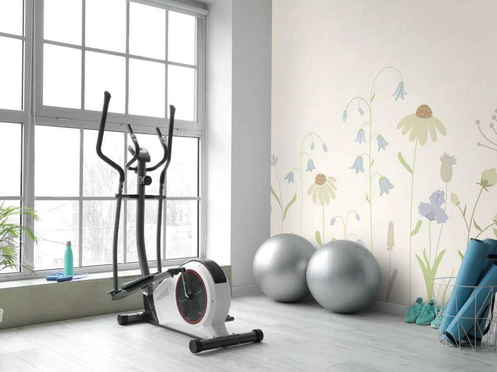 Field of flowers in high beige, old pink, green and lilac