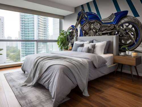 Cool customised motorbike