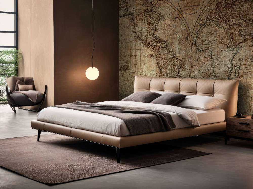 Old world map drawing