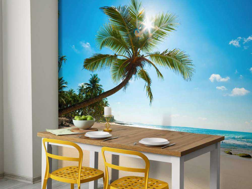 Large palm tree