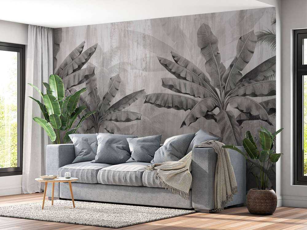 Tropical cloud palms