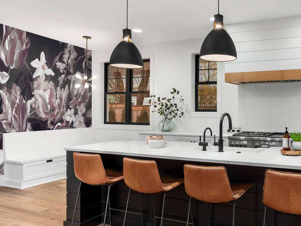 Bouquet with pink peonies