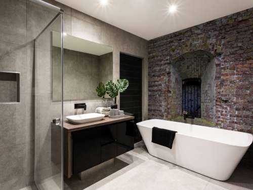 Recess in old wall