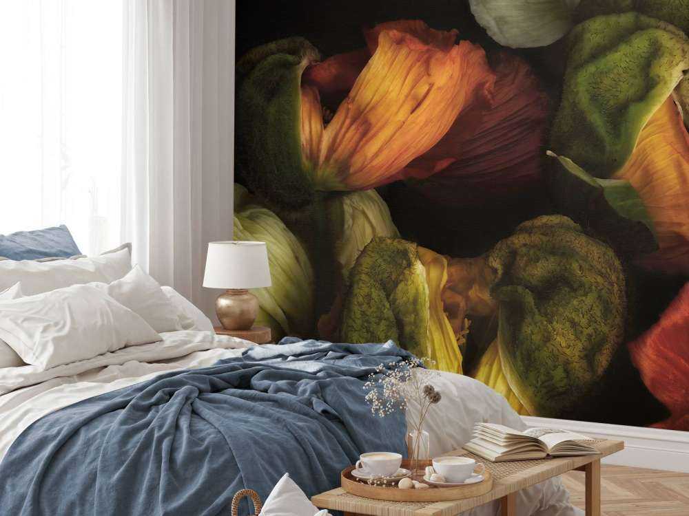 Composite budding poppies