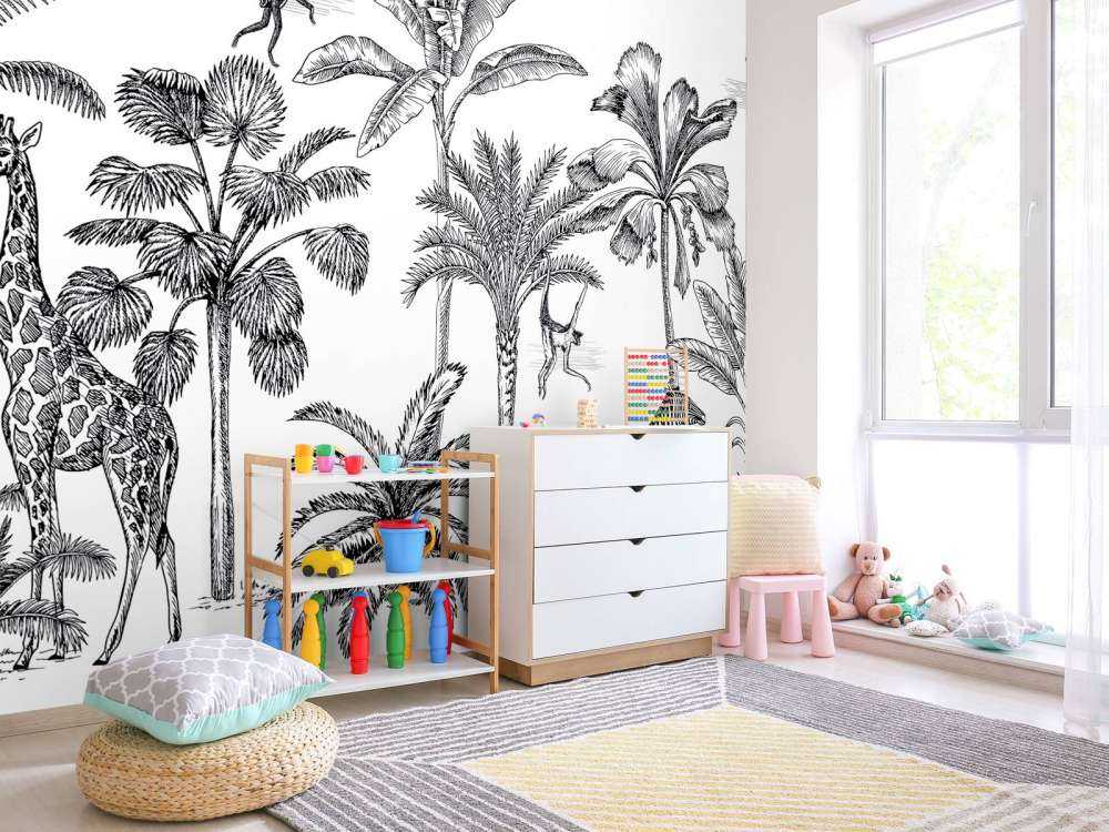 Tropical animal jungle